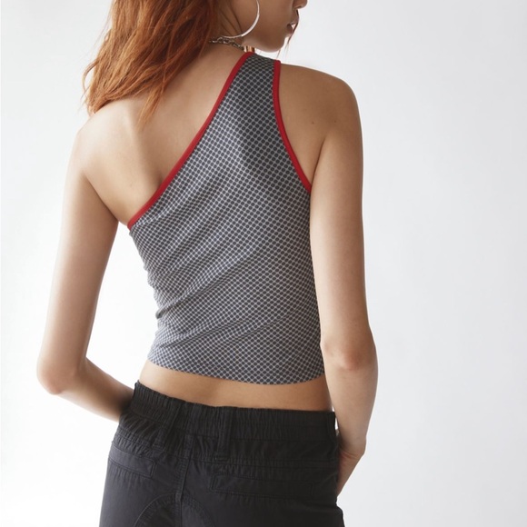 Motel Baylor One Shoulder Crop Top - Picture 2 of 2